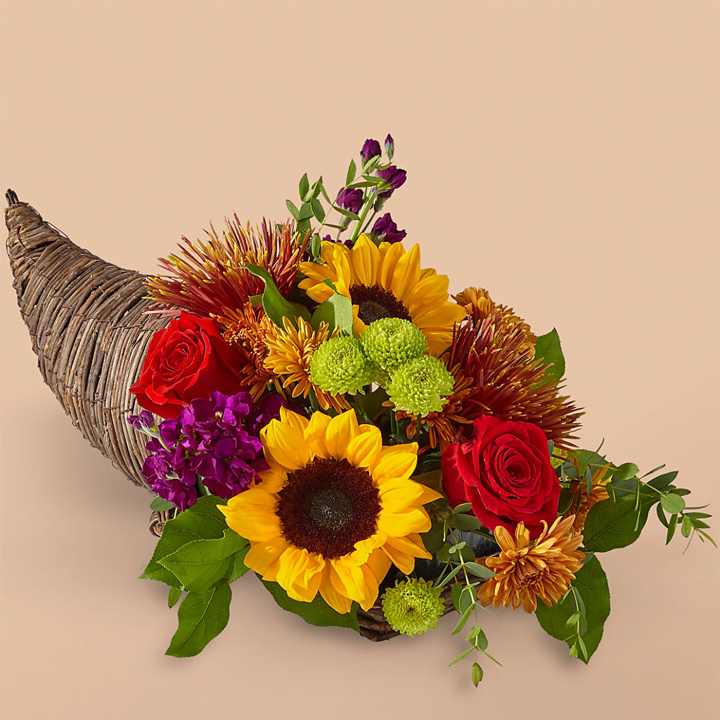 Friendsgiving Cornucopia – Sunflower Florist Of Virginia Llc, Alexandria VA