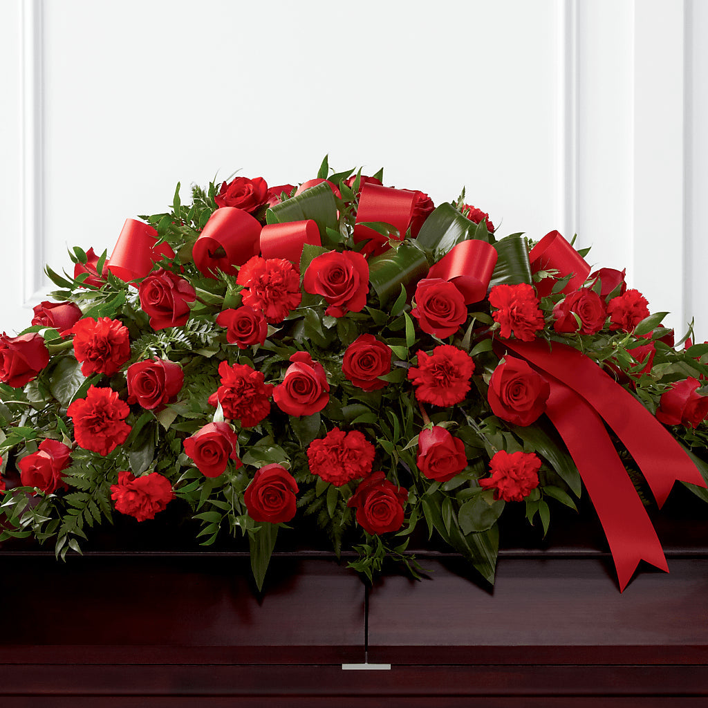 Tribute of Life Casket Spray – Sunflower Florist Of Virginia Llc, Alexandria VA