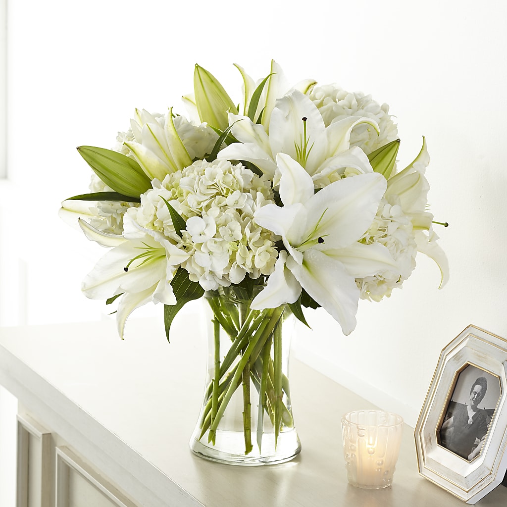Compassionate Lily Bouquet – Sunflower Florist Of Virginia Llc, Alexandria VA