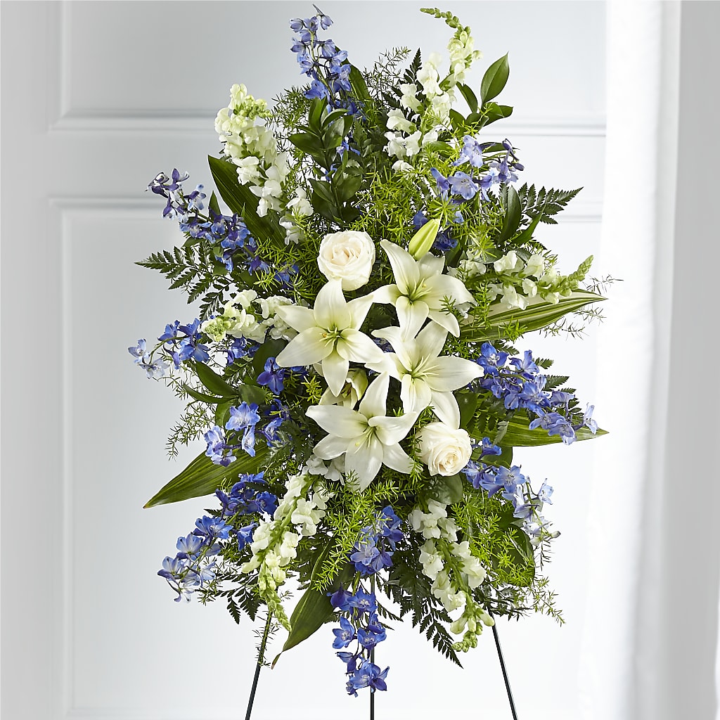 Faithful Friend Standing Spray – Sunflower Florist Of Virginia Llc, Alexandria VA