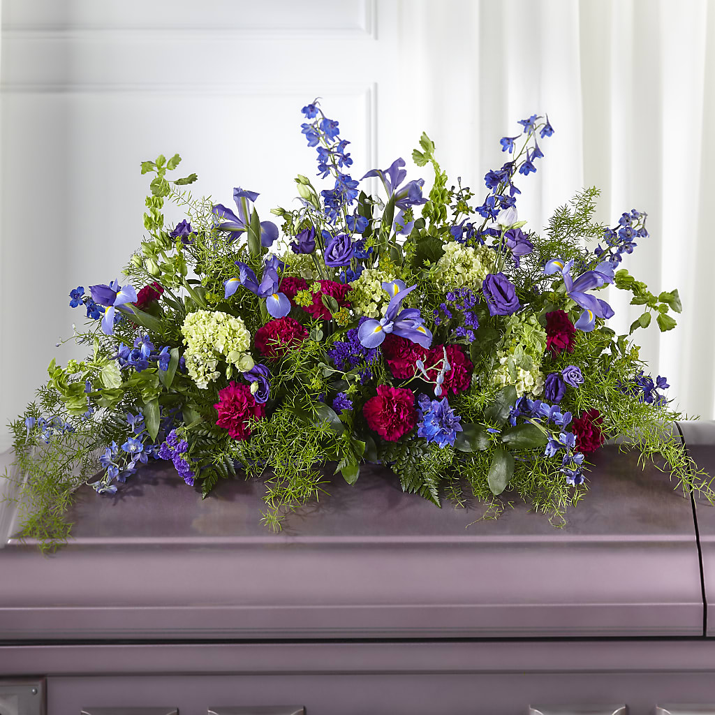 Always Treasured Casket Spray – Sunflower Florist Of Virginia Llc, Alexandria VA