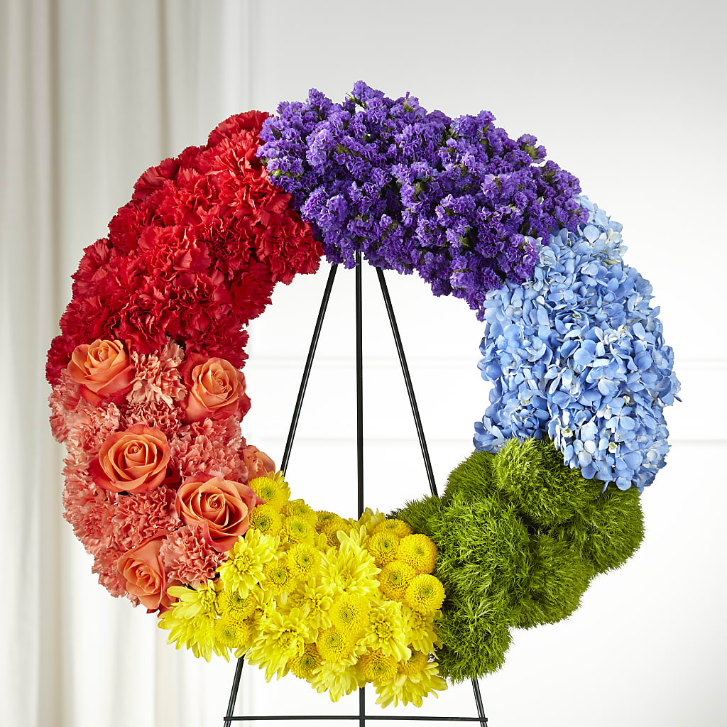 Circle of Love Wreath – Sunflower Florist Of Virginia Llc, Alexandria VA