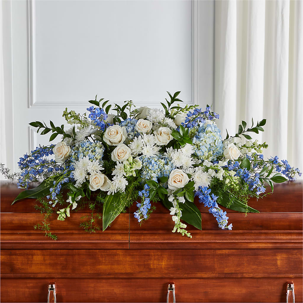 Timeless Essence Casket Spray – Sunflower Florist Of Virginia Llc, Alexandria VA