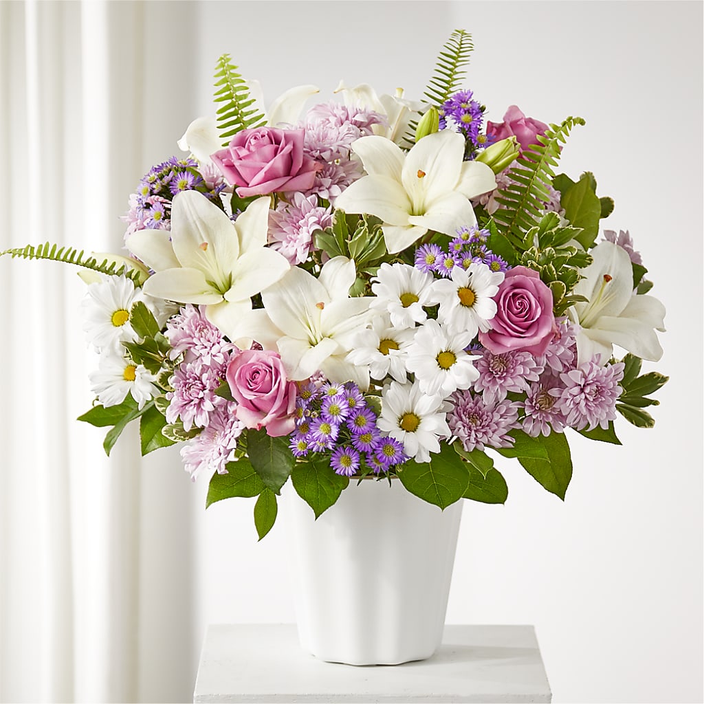 Warmest Thoughts Tabletop Basket – Sunflower Florist Of Virginia Llc, Alexandria VA
