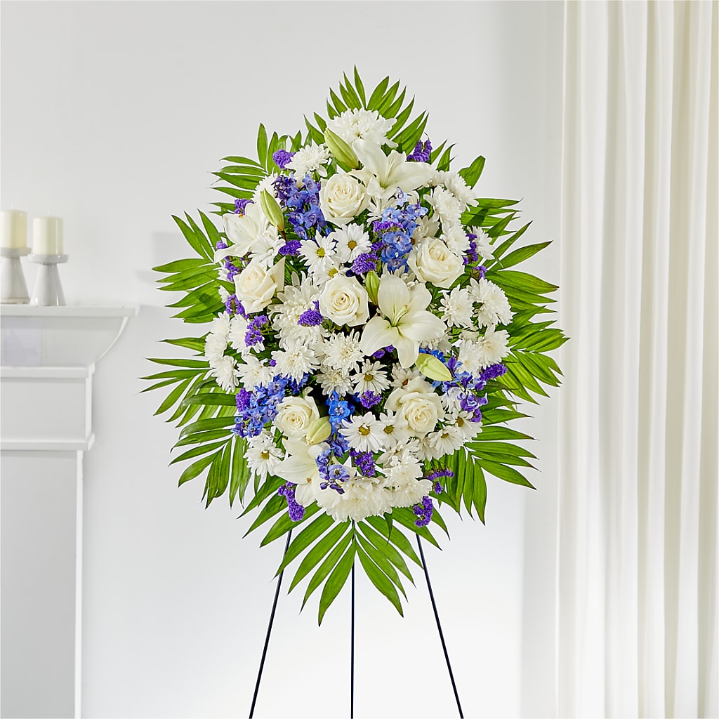 At Rest Standing Spray – Sunflower Florist Of Virginia Llc, Alexandria VA