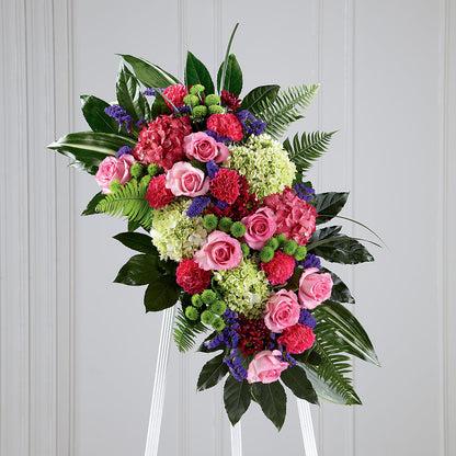 Refreshing Mix Standing Spray –  Sunflower Florist Of Virginia Llc, Alexandria VA