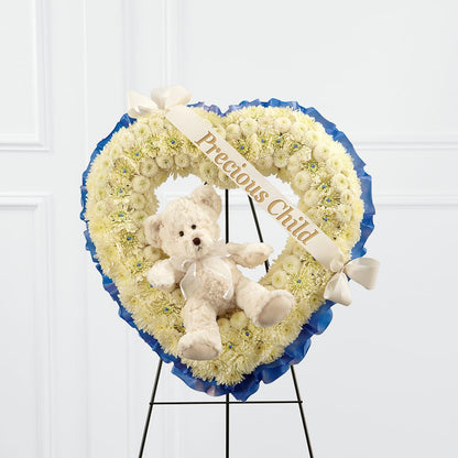 Precious Child Standing Heart –  Sunflower Florist Of Virginia Llc, Alexandria VA