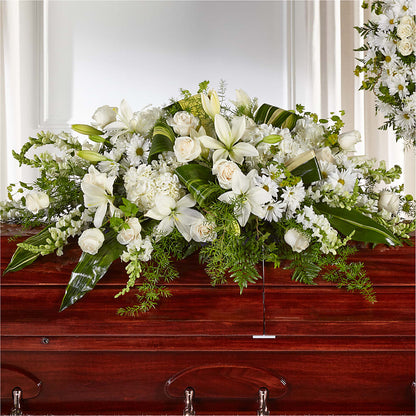 Abundance Casket Spray –  Sunflower Florist Of Virginia Llc, Alexandria VA