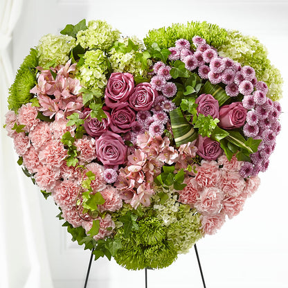 Heartwarming Standing Heart –  Sunflower Florist Of Virginia Llc, Alexandria VA