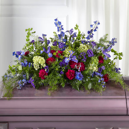 Always Treasured Casket Spray –  Sunflower Florist Of Virginia Llc, Alexandria VA