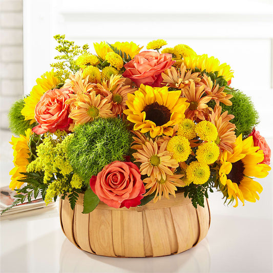 Harvest Sunflower Basket –  Sunflower Florist Of Virginia Llc, Alexandria VA