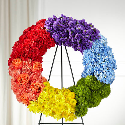 Circle of Love Wreath –  Sunflower Florist Of Virginia Llc, Alexandria VA