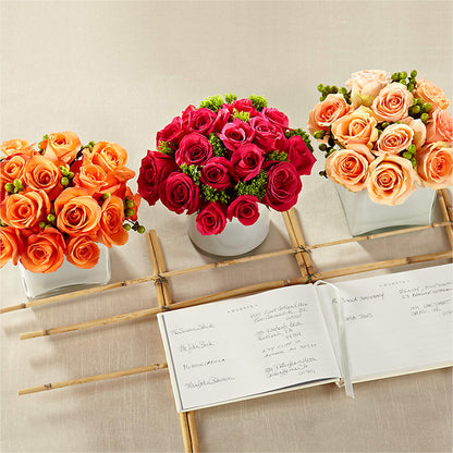 Dawn Rose Centerpiece –  Sunflower Florist Of Virginia Llc, Alexandria VA