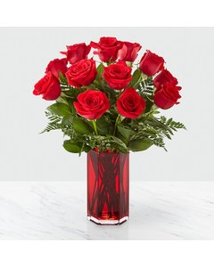 True Romantic Red Rose Bouquet